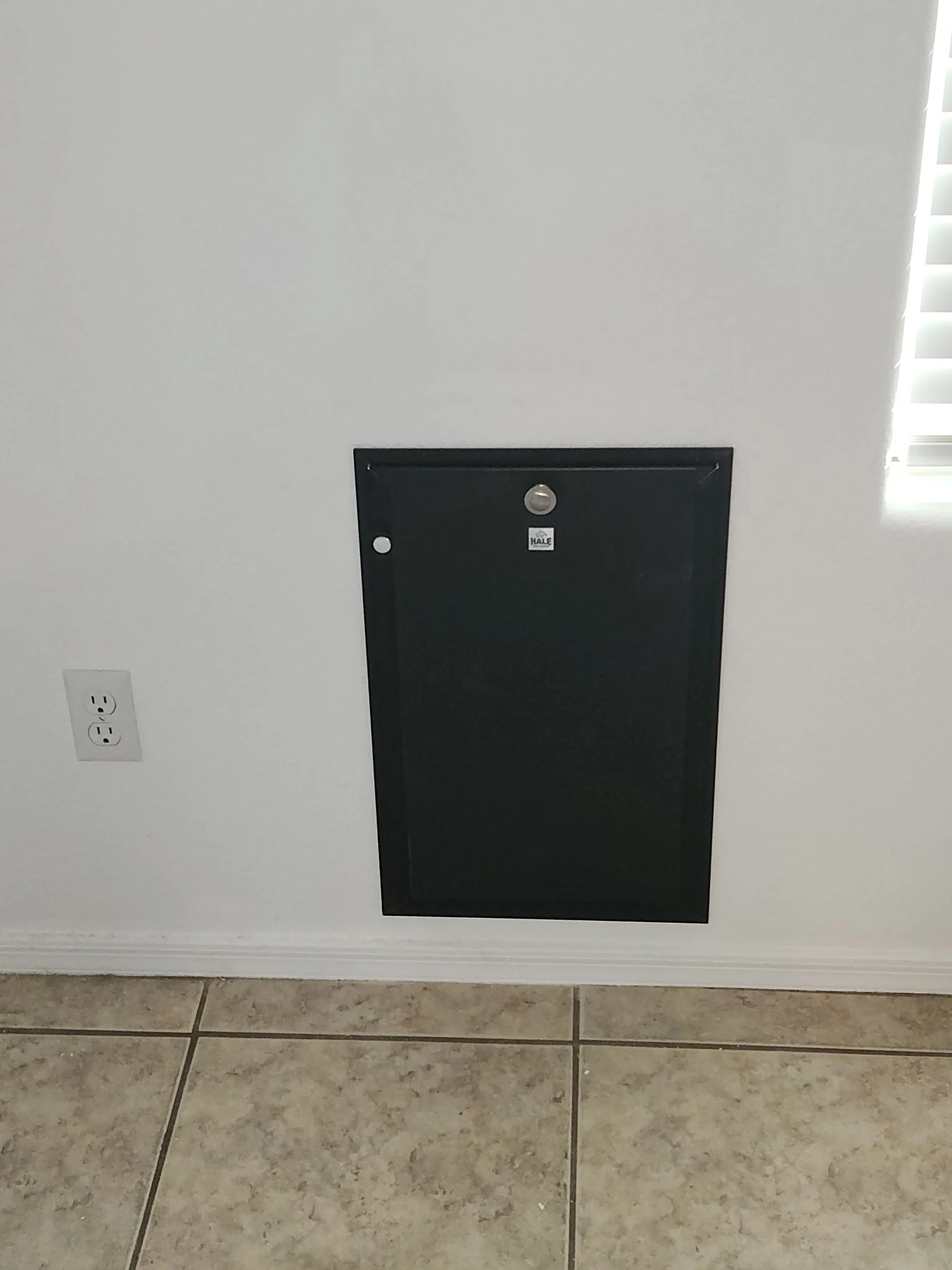 Completed Apollo pet door installation in a customer home, project 13