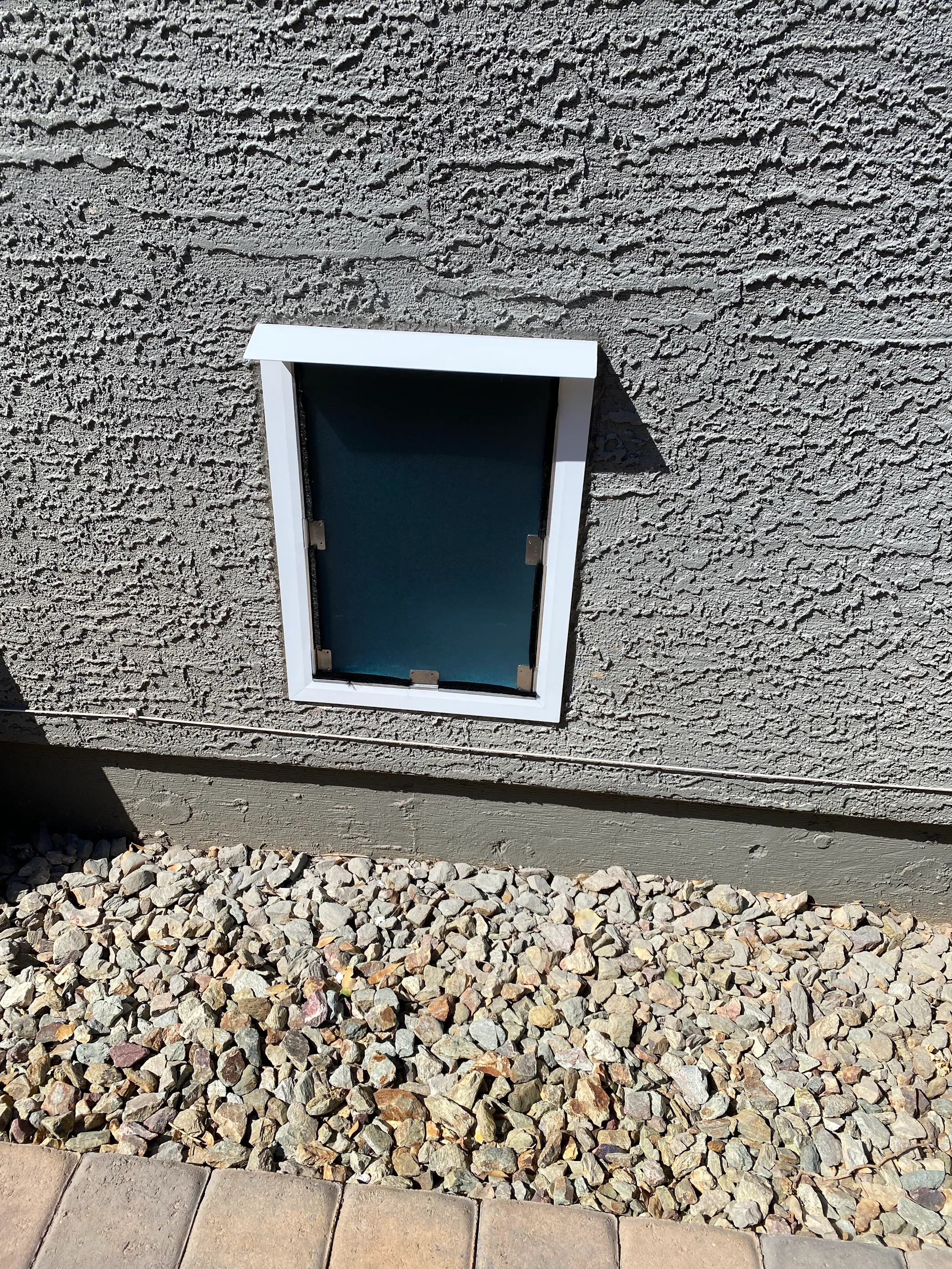 Completed Apollo pet door installation in a customer home, project 17