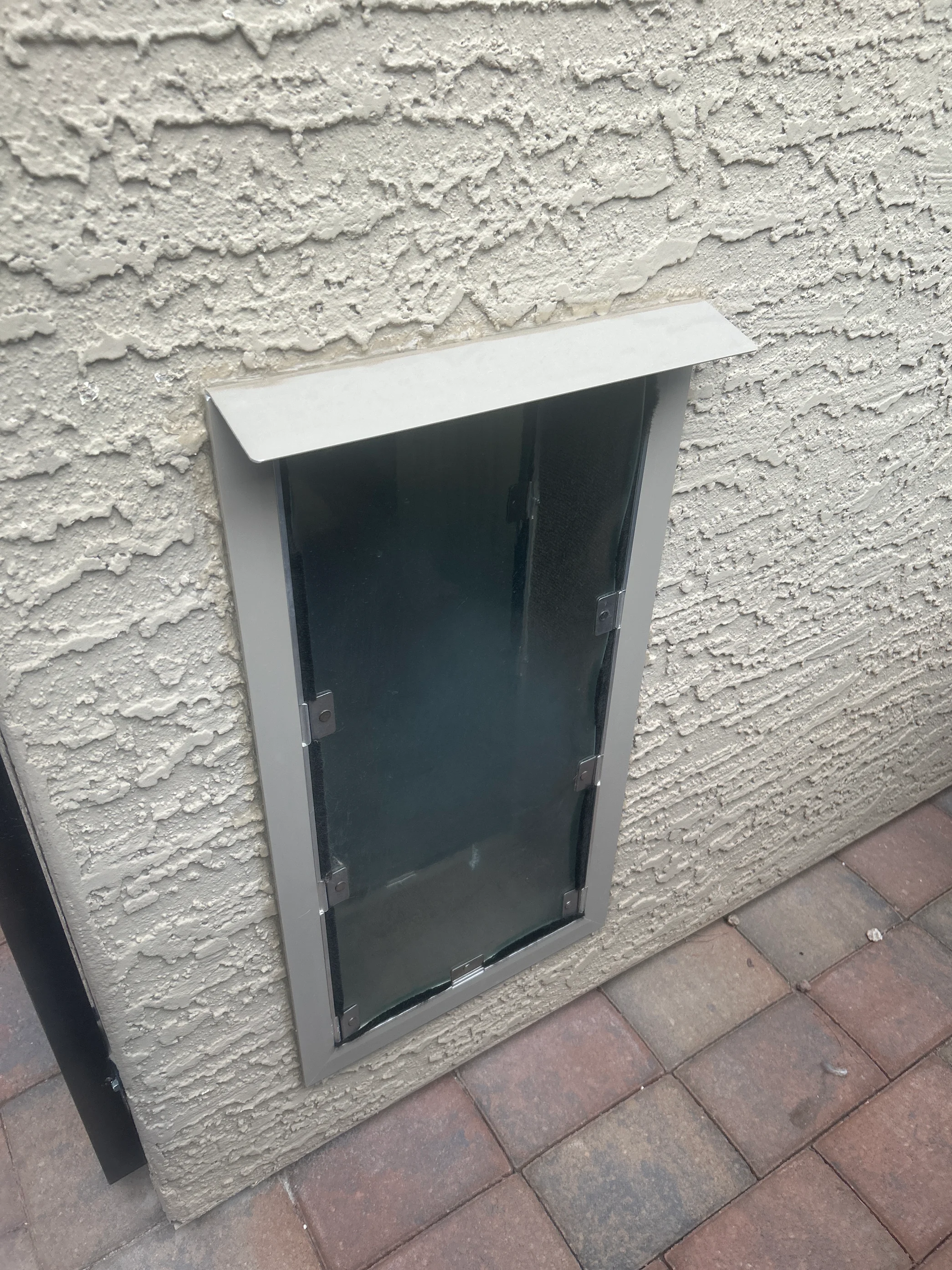 Completed Apollo pet door installation in a customer home, project 19
